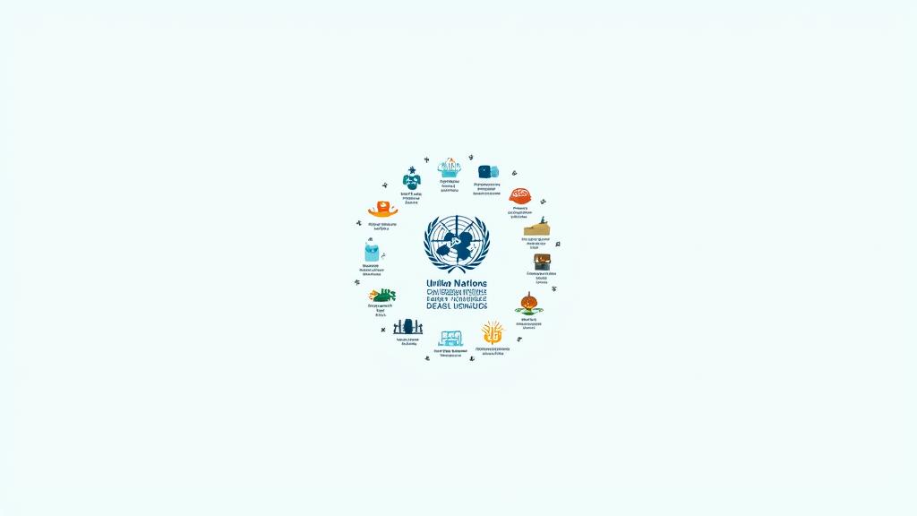 유엔 지속가능발전 목표 (SDGs) 아이콘 맵