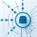 IoT 센서들이 네트워크로 연결된 아이콘